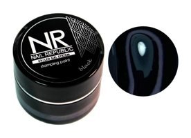 Nail Republic Stamping Siyah Parlak Kalıcı Oje