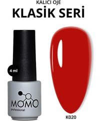 Momo K020 Kırmızı Parlak Kalıcı Oje