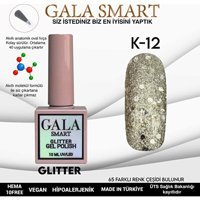 Gala Smart Glitter K12 Gri Işıltılı Kalıcı Simli Oje