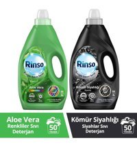 Rinso Renkliler ve Siyahlar İçin 100 Yıkama Sıvı Deterjan 2x3 lt