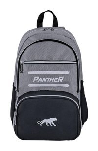 Panther 4 Gözlü Gri Ortaokul Unisex Sırt Çantası