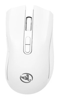 Zunate RGB Ergonomik Makrolu Kablosuz Beyaz Optik Mouse