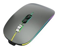 Cankypu Bt5 RGB Ergonomik Kablosuz Gri Optik Mouse