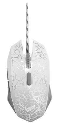 Hemobllo RGB Ergonomik Makrolu Kablolu Beyaz Optik Gaming Mouse