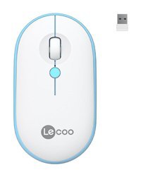 Lecoo WS212 RGB Sessiz Kablosuz Beyaz Optik Mouse