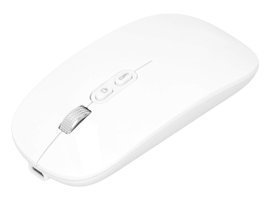 Gowenic RGB Ergonomik Kablosuz Beyaz Optik Mouse