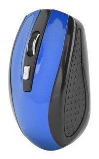 Lazmin112 Sessiz Makrolu Kablosuz Mavi Optik Mouse