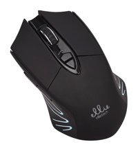 Pepisky MO103 RGB Ergonomik Makrolu Kablosuz Siyah Optik Mouse