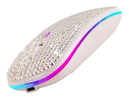 Gatuida RGB Kablosuz Beyaz Optik Mouse