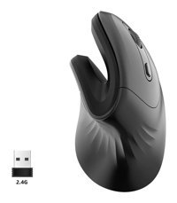 Qaohe Ergonomik Dikey Makrolu Kablosuz Sarı Optik Gaming Mouse