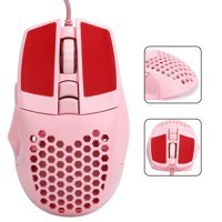 Ccylez RGB Makrolu Kablolu Pembe Optik Gaming Mouse