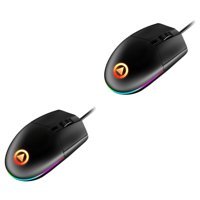 Gadpiparty RGB Kablosuz Siyah Optik Gaming 2 Adet Mouse