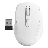 Annadue Ergonomik Makrolu Kablosuz Beyaz Optik Mouse