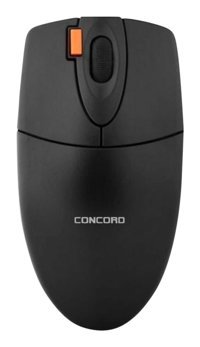 Concord C1 2x Click Kablolu Siyah Optik Mouse