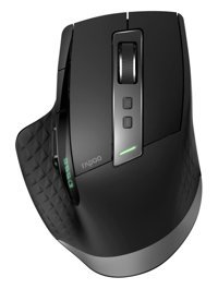 Rapoo MT750S RGB Ergonomik Makrolu Kablosuz Siyah Optik Mouse