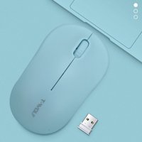 Huahai Q4 Sessiz Kablosuz Mavi Optik Mouse