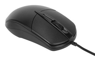 Aeun Isıtmalı Kablolu Siyah Optik Mouse