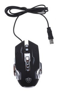 Partykindom X9 RGB Ergonomik Makrolu Kablolu Siyah Optik Gaming Mouse