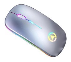 Clsslvvbn RGB Kablosuz Gri Optik Mouse