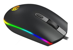 Hemobllo RGB Sessiz Kablolu Siyah Optik Gaming Mouse