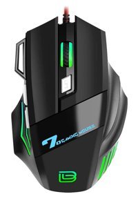 Ciadaz G5 RGB Ergonomik Makrolu Kablolu Siyah Optik Gaming Mouse