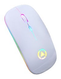 Ciciglow GM30 RGB Sessiz Kablosuz Beyaz Optik Mouse