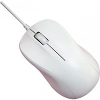 Jingyi Sessiz Kablolu Beyaz Optik Mouse