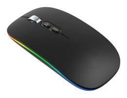 Ashata Bt5 RGB Ergonomik Kablosuz Siyah Optik Gaming Mouse