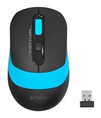 A4 Tech Fstyler FG10 Kablosuz Siyah-Mavi Optik Mouse