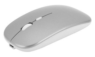 Leapiture Sessiz Ergonomik Kablosuz Gri Optik Mouse