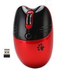 Winh Sessiz Kablosuz Kırmızı Optik Mouse