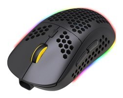 Hallow T90 RGB Makrolu Kablosuz Siyah Optik Gaming Mouse