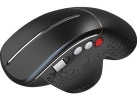 Huahai T32 Ergonomik Dikey Makrolu Kablosuz Siyah Optik Mouse