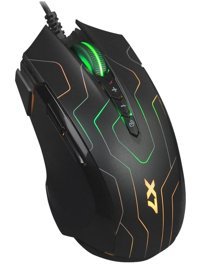 A4 Tech X89 Oscar X7 RGB Makrolu Kablolu Siyah Optik Gaming Mouse