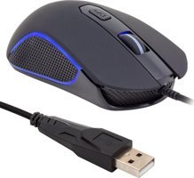 Powermaster Hl-4729 RGB Makrolu Kablolu Siyah Optik Gaming Mouse