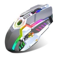 Yctze RGB Makrolu Kablosuz Gri Optik Gaming Mouse