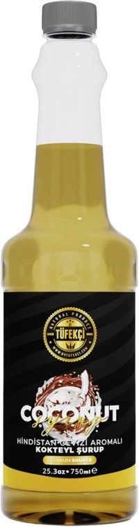 By Tüfekçi Hindistan Cevizi Aromalı Kahve Şurubu 750 ml