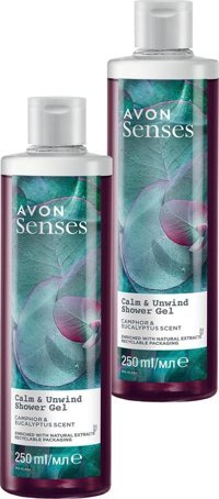 Avon Senses Calm & Unwind Okaliptus Duş Jeli 2x250 ml