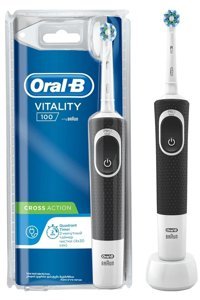 Oral-b D100 Işıklı Sert Manuel Yetişkin Diş Fırçası Siyah