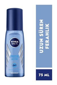 Nivea Fresh Active Pump Pudrasız Sprey Erkek Deodorant 75 ml