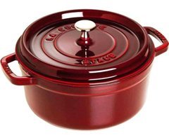 Staub La Cocotte Döküm 26 cm Derin Tencere Bordo