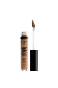 Nyx Stop Won'T Stop Natural Tan Göz Altı ve Yüz Likit Fırça Kapatıcı