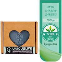 Unicuslife Aktif Karbon Aktif Karbon Katı Sabun 100 gr