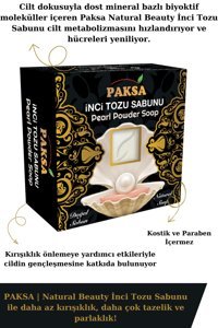 Paksa Doğal İnci Tozu Katı Sabun 2x125 gr