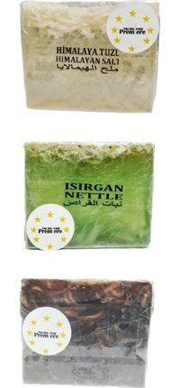 Monsieur Premiere Çikolata-Himalaya Tuzu-Isırgan Katı Sabun 3x130 gr