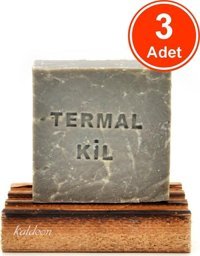 Kaldeon Doğal El Yapımı Kil Katı Sabun 3x120 gr