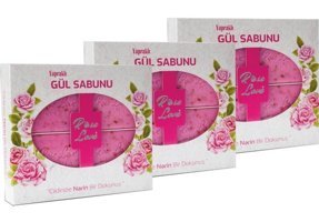 Roselove Gül Katı Sabun 3x80 gr