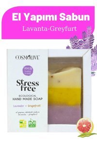 Cosmolive El Yapımı greyfurt-Lavanta Katı Sabun 100 gr