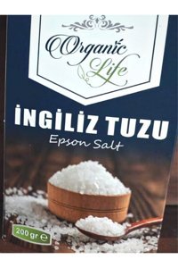 Organic Life İyotsuz Kristal Epsom Tuzu Paket 200 gr