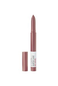 Maybelline New York Super Stay Ink Crayon No:15 Lead The Way Suya Dayanıklı Kalın Mat Dudak Kalemi Pembe